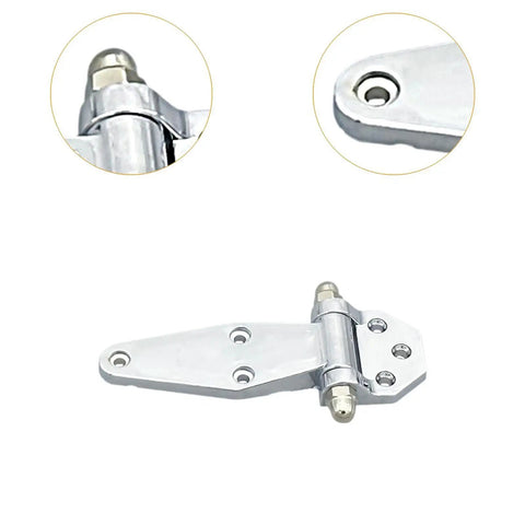 Heavy Duty Refrigerator Door Hinge In Zinc Alloy Smooth Pivot Ultra Durable And Easy To Install Rust Resistant Secure Fit For Standard Fridge Doors And Barn Chassis Perfect Kitchen Upgrade For Long Lasting Fridge Access. Zinc alloy 14.5x4.8 cm hinge