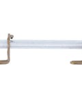 Caliper Bolt Kit 18-7051 OEM Replacement For Disc Brakes, silver bolt with copper-colored clips, side view