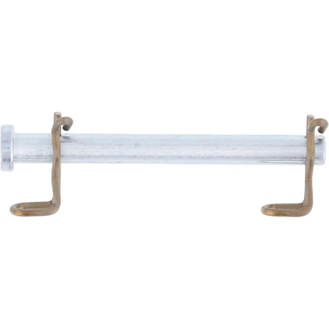 Caliper Bolt Kit 18-7051 OEM Replacement For Disc Brakes, silver bolt with copper-colored clips, side view