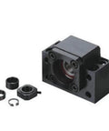 Get This Awesome 1Pc Bk20 And 1Pc Bf20 Ballscrew End Support Kit For Your Machining Needs With Crisp Linear Motion Bearings Made From Super durable 52100 Chrome Steel For Serious Cnc Upgrades. Black ballscrew end support with bearing set components.