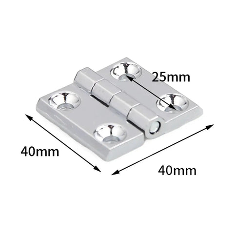 Rotating Concealed Door Hinge Fittings For Cabinets And Furniture, Heavy Duty Stainless Steel 40mm, Four Hole Mount view