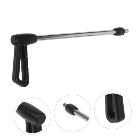 Slick Lightweight Metal Push Handle For Wagons And Trailers Heavy Duty Cart Replacement Featuring Dope Ergonomic Grip And Zero Hassle Mounting For Sweet Daily Hauling