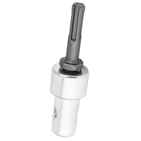 Electric Drill Earth Auger Adapter With Solid Metal Connector For Round Shank Drill Bits, durable metal construction