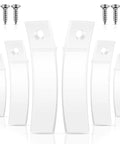 Clear Pvc Non Slip Drawer Stops With Stainless Steel Screws Heavy Duty Furniture Glides For Dressers And Chest Bottoms Smooth As Butter Bottom Repair Set 20 Pack showing multiple clear pads and screws.