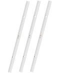 Heavy Duty High Speed Steel Thickness Planer Blades And Knives For 13 Inch Benchtop Planer Hrc 55 To 60 Hardened set of 3 HSS knives with precision locator.