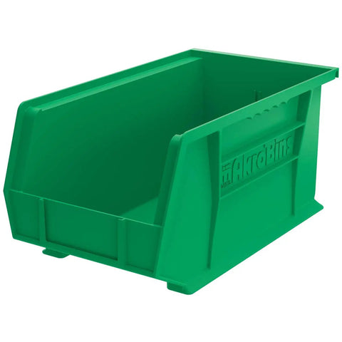 Heavy Duty Plastic Storage Bins Bundle With Secure Hooks, Stackable Industrial Containers, 15X8X7 Inch 12 Pack And 11X11X5 Inch 6 Pack, Rock Solid Setup For Keeping Your Garage And Workshop Looking Sharp