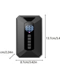 Hassle Free Cordless Tire Inflator With Sharp Digital Readout And Fast USB Charging, compact size, portable design.