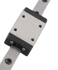 100mm High Precision Linear Guide Rail with Slide Block for CNC Machines and 3D Printers, steel rail and carriage