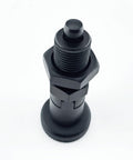 Two Pack Push Fit Ball Nose Spring Plungers With M12x1.5 Threads Carbon Steel Self Locking Indexing Plunger With Knob Positioning Pin