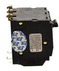 Side view of QOB350 Bolt-On Circuit Breaker 50 Amp Dope Heavy-Duty Panel Switch For Load Centers with bolt connections visible