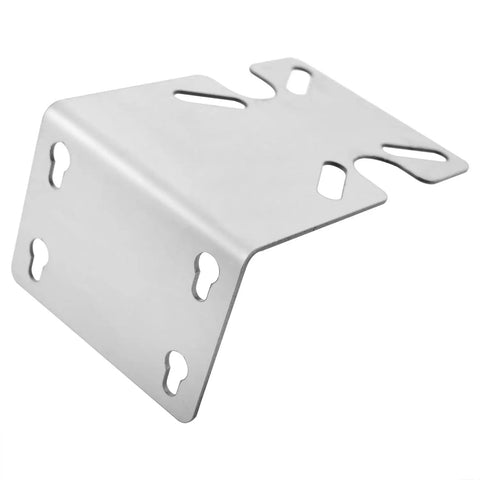 Heavy Duty Stainless Steel Water Filter Housing Mount Bracket showing durable screws, perfect for no sweat installation.