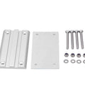 Heavy Duty Aluminum RV Table Base Mount With No Sweat Rotatable Adjustments Sweet Space Saving Replacement Stand parts including plates and bolts.