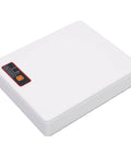 Compact Mini Ups Battery Backup For Home Routers Modems Offering 12000Mah Capacity And 18W Clean Output top view of white device.