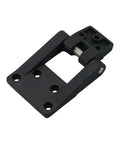 Rock Solid Heavy Duty Industrial Electrical Cabinet Door Rotating Hinge For Distribution Box And Automation Gear Built Like A Tank Easy Install Durable Hardware One Piece, black steel design.
