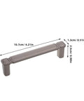 Front view of 2 Pack Zinc Alloy Kitchen Cabinet Door Handles Retro Drawer Pulls Vintage Wardrobe Handles For Home And Office Furniture Hardware Stylish Easy Grip Pulls For Cabinets And Dressers