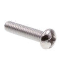 Top Notch Heavy Duty Round Head Machine Screws Slotted And Phillips Drive Number 12-24 By 1 Inch Long Rust Proof Grade 18-8 Stainless Steel Rock Solid Pack Of 25 in silver.