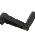 Ergonomic 10mm Hole Hand Crank Handle For Milling And Grinding Machines, durable black plastic manual crank gear part.
