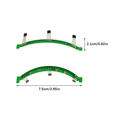 Two Pack Plug And Play Electric Scooter Hall Sensor Board For Hub Motors PCB Hall Effect Sensors Replacement dimensions