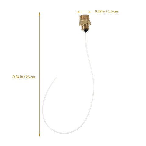 Straight Up Rotatable Air Blower Hose And Plastic Extension Tube Quick Connect Air Compressor Adapter with brass fitting and white tube.