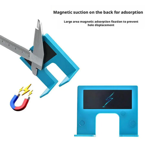 No Drill Magnetic Hinge Install Kit For Quick Door And Cabinet Setup With An Adjustable Accurate Guide For Cutting Drawer And Woodworking Projects Easy Hinge Mate Alternative