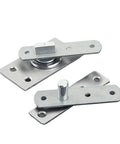Beefy Heavy Duty Stainless Steel Pivot Hinge For Wood Doors Up And Down Murphy Door Systems Built To Last With Smooth Rotation And Easy Replacement Of Worn Hinges. Pair of stainless steel pivot hinges