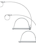 Two Pack Trailer Coupler Pins With Quick Release Ring And Locking Pin Design For Arch Hitch Use On Farm Trailers And Towing Accessories