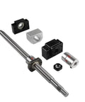 Top Tier C7 Ballscrew Kit 1605 With Ball Nut For High Speed CNC Machinery And 3D Printer Projects, precision screw parts layout.
