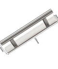 Self Adhesive Door Handle Pulls 2 Pack Aluminum Alloy Brushed Silver 150x25mm Sliding Door Handles For Cabinets Gates Garden Sheds No Drill Install Durable Water Resistant Easy Grip, 150mm handle