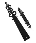 Heavy Duty Garage Door Handle Hinges Set Built To Last Quiet Close Barn Style Decorative Hardware Kit for Wooden and Aluminum Doors