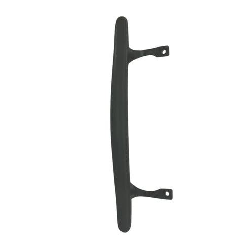 9-7/8 Inch Tall Black Pull Handle Replacement With Screws For Sliding Patio And Glass Doors Fits 6-5/8 Inch Hole Spacing