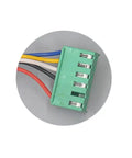 Colorful wires and connector for Midea DC Fan Motor Replacement WZDK58 38G DC 310V 58W Brushless Motor For Air Conditioner Repair Parts Compatible