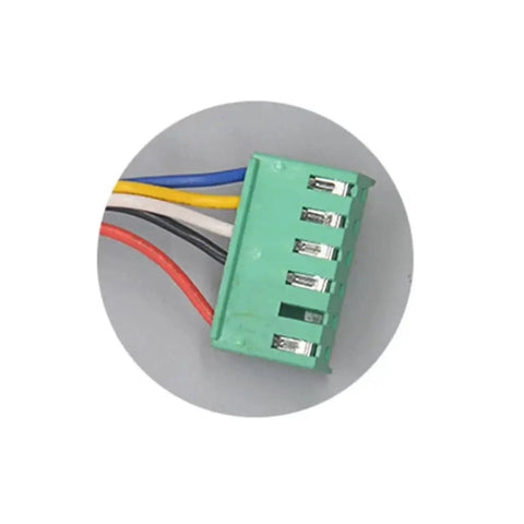 Colorful wires and connector for Midea DC Fan Motor Replacement WZDK58 38G DC 310V 58W Brushless Motor For Air Conditioner Repair Parts Compatible