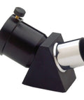 94112-A Dope 1.25 Inch Erect Image Diagonal Prism For Refractor And Schmidt Cassegrain Telescopes, black compact design