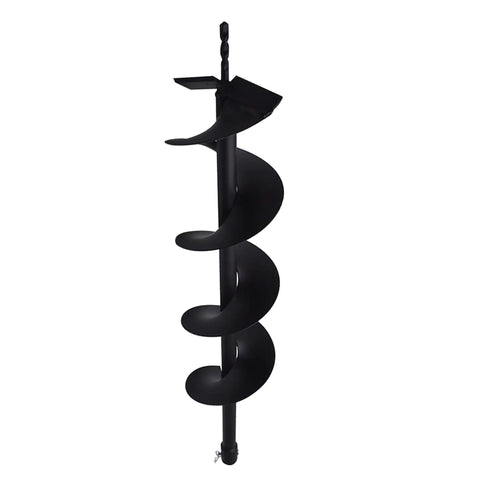 6 Inch Auger Drill Bit With 3/4 Inch Shaft For Planting, Gardening, Tree Planting, And Hole Digging In Soil, centered design