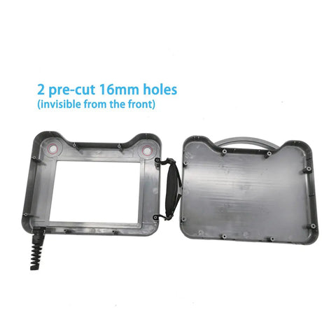7 Inch Handheld Industrial HMI Box For Siemens Smart 700 IE V3 Controller open enclosure with two pre-cut 16mm holes
