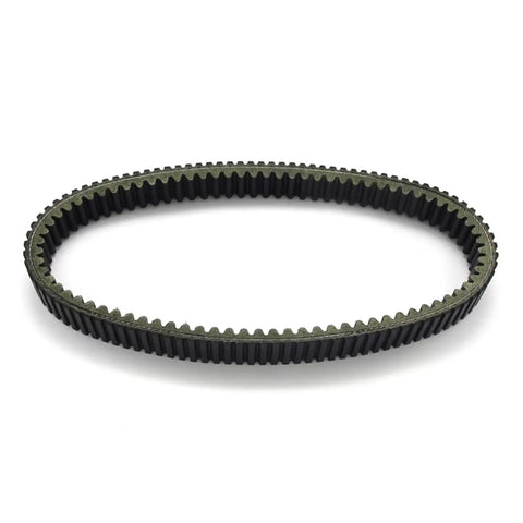 Heavy Duty Motorcycle Rubber Drive Belt 3403-141 For Arctic Cat International H2 XT ATV 1000 GT, rubber material with ridged surface.