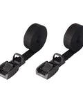 Beefy 16 Foot Tie Down Straps With Rubber Padded Cam Lock Buckle, 1 Inch Wide, 600 Lb Working Load, 2 Pack on white background