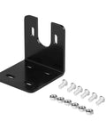 Joyzan black metal motor mounting bracket with base plate and vertical slots, plus bolts and nuts