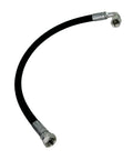 Front Loader Hydraulic Hose Replacement For LA203 LA203A LA240 LA240A LA243 LA243A Bucket Cylinders Heavy Duty Flexible Hose With High Pressure End Fittings Kit Included, showing heavy-duty hose with chrome fittings