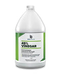 Industrial Strength 45 Percent Pure Vinegar Concentrate 1 Gallon Bottle for Cleaning and Degreasing in Home and Shop