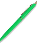 Ultra Smooth Oil Based Ballpoint Pen With Ultra Low Viscosity Mach Ball Ink 0.5mm Extra Fine Tip Forest Green Retro Design Made In Japan