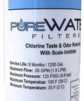 Replacement Water Filter Cartridge KQ8 PW5486 for Keurig B150 front view with label details