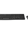 Heavy Lifter Usb C And Usb A Docking Station With 90W Power Delivery And 4K Hdmi Displayport paired with black wireless keyboard and mouse combo.