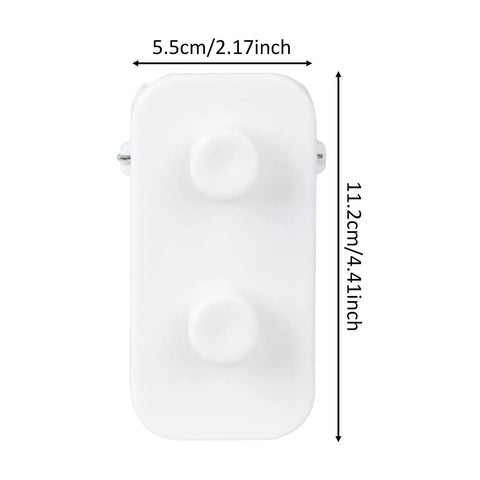 2X Breakaway Jump Cup Adapters For Horses With Locking Latches And Automatic Release Secure Obstacle Cups, dimensions 11.2x5.5 cm