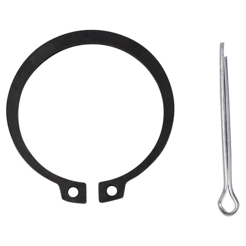 Beefed Up Front Suspension Kit With Track Bar Bushing And Ball Joint For Solid Steering And Smooth Ride Includes One Front Track Bar Bushing And One Front Mounted Ball Joint Heavy Duty Replacement Parts, black steel ring with cotter pin