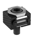 Heavy Duty 2pc Precision Vise Clamps Made From Rock Solid Stainless Steel For CNC Multi-Station Batch Processing, showing durable construction.