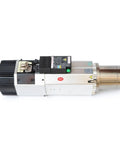 Hella Torquey 9Kw Air Cooled Cnc Spindle Motor 220V 380V For Router Engraving Machining Solid Frame, side view showing motor and controls.