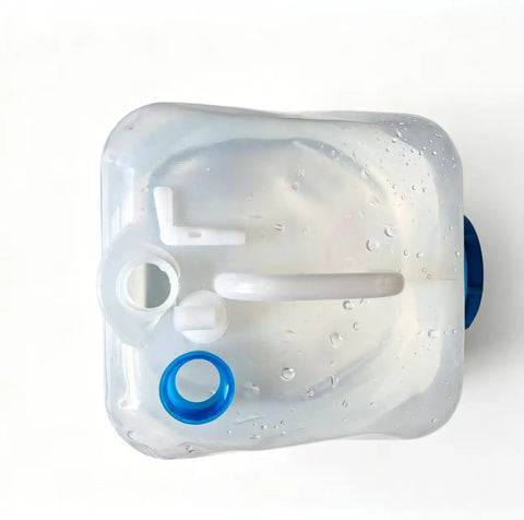 Top view of 20L Collapsible Water Container With Wide Mouth For Easy Refill And Thorough Cleaning FDA Compliant BPA Free Leak Proof