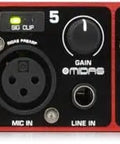 Front view of 8 Channel ADAT Audio Interface With Midas Preamps, 8 In 8 Out, 24-Bit 44.1kHz And 48kHz AD To DA Conversion, Studio-Grade.