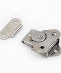 304 Stainless Steel Twist Latch With Spring Draw Latch for wood boxes and chests, rotary draw latch, heavy duty hardware, top view